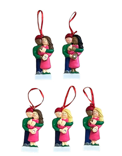 Engaged Couple (new style), Personalized Ornament