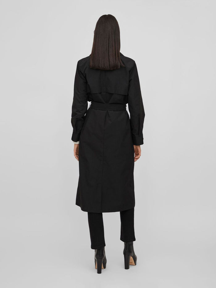 Ersin Long Trench Coat (Black)