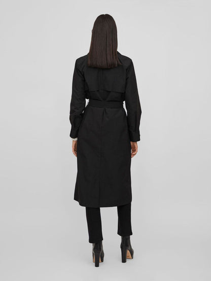 Ersin Long Trench Coat (Black)