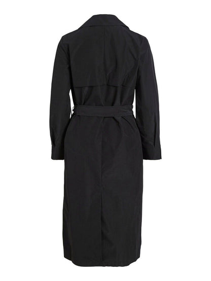 Ersin Long Trench Coat (Black)