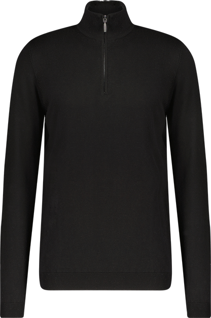 Urban Pioneers Male Espen Half-zip SWEATER BLACK