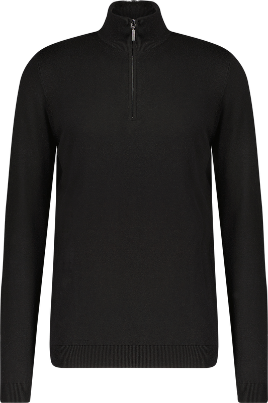 Urban Pioneers Male Espen Half-zip SWEATER BLACK