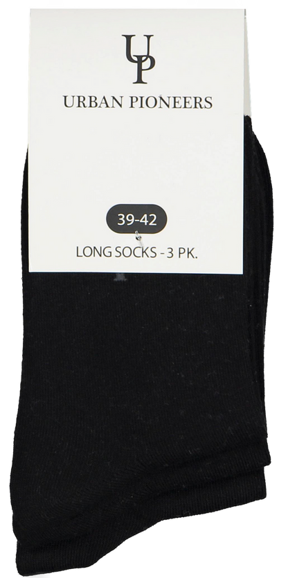 Urban Pioneers Uni Everyday Socks SOCKS BLACK