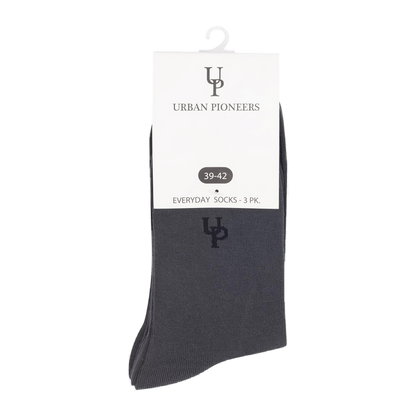 Urban Pioneers Uni Everyday Socks SOCKS CHARCOAL
