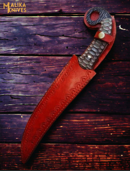 Experience Precision and Durability with the Damascus Ringtail Hunting Knife - RFE Marketing Ventures