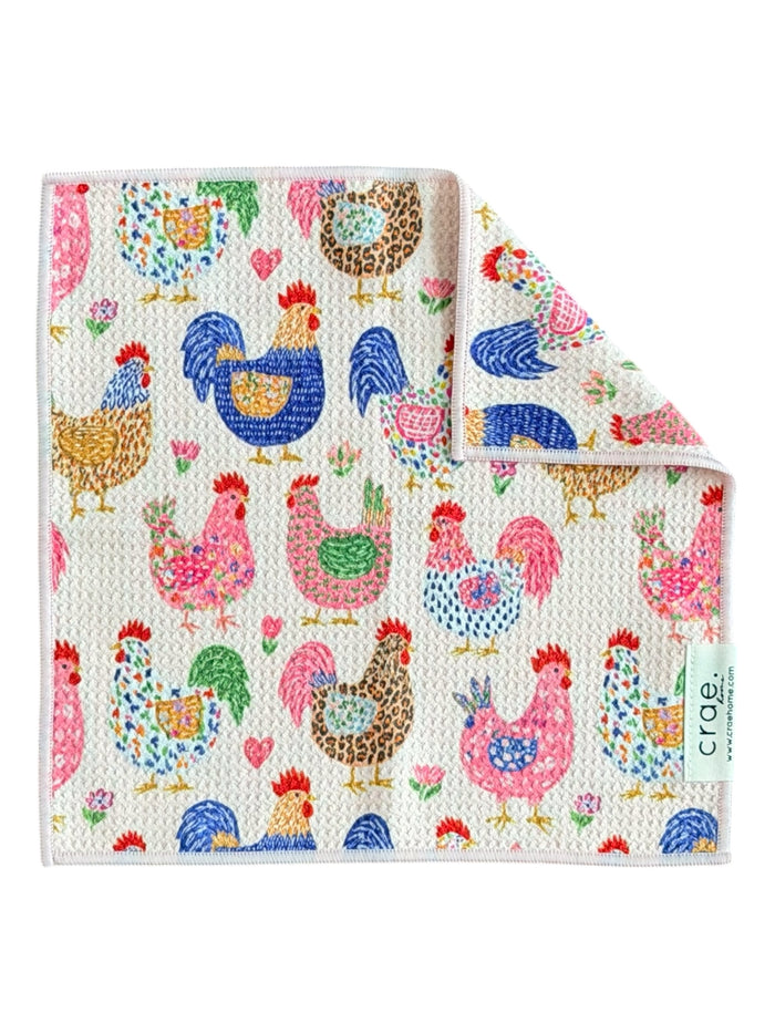Feathered Friends: Double-Sided Washcloth