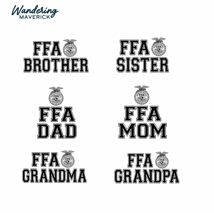 FFA Emblem-CHOOSE YOUR SAYING– Comfort Colors T-Shirt