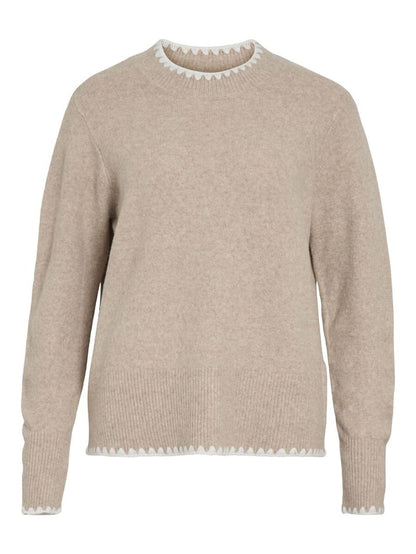 Fina Jumper (Natural Melange/White)