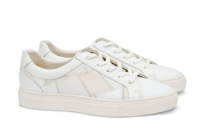 Moral Code Flint Women's Upcycled Sneaker -White Multi-6.5 #color_white-multi