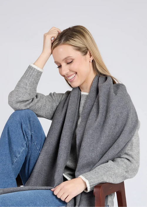 Foxford Oxford Fine Wool Cashmere Blend Scarf