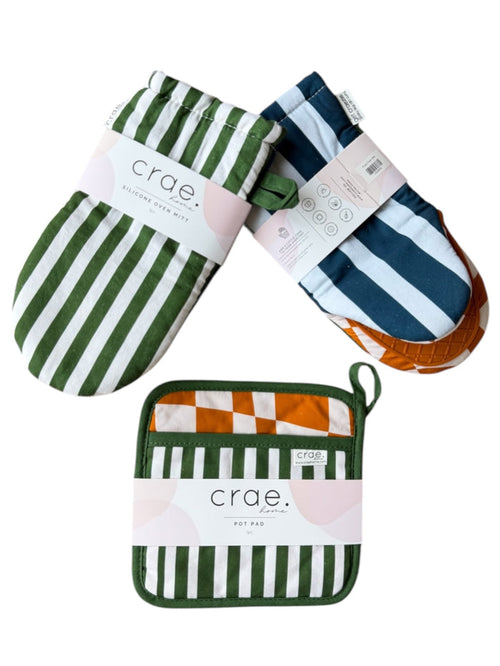 Fred: 2 Oven Mitt + 1 Pot Pad Bundle Pack
