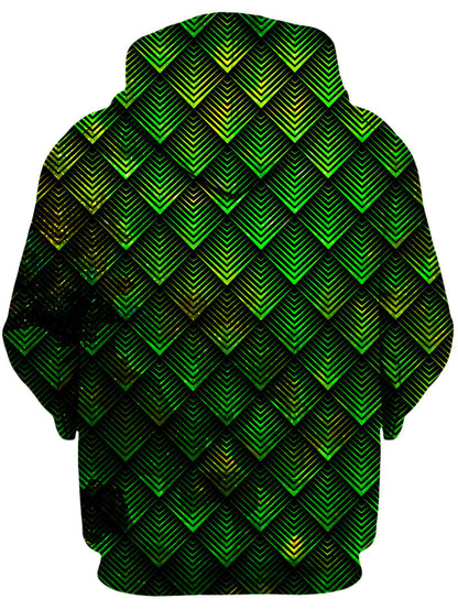 Galactic Dragon Scale Green Unisex Hoodie Noctum X Truth Epic Hoodie