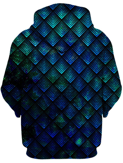 Galactic Dragon Scale Teal Unisex Hoodie Noctum X Truth Epic Hoodie