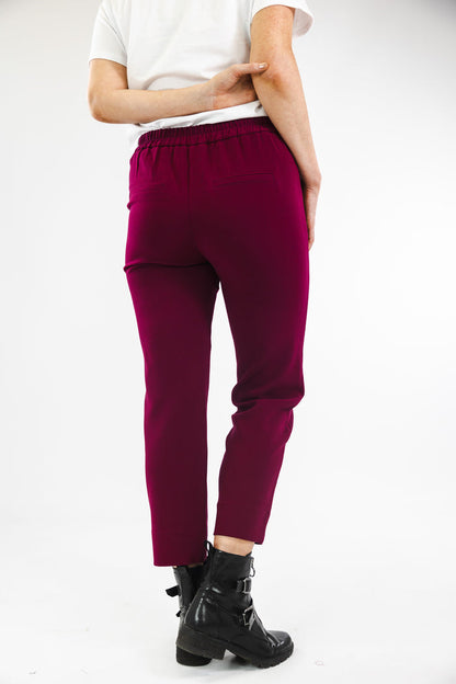 Garner Trousers (Burgundy)