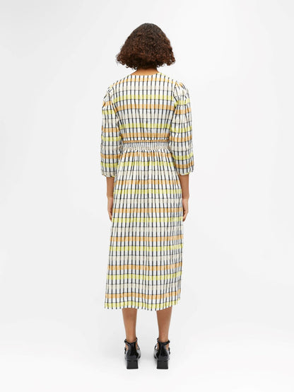 Georgia Dress (Cloud Dancer Multi)