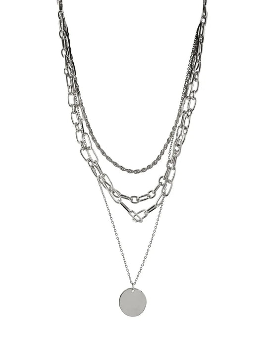 GINA COMBI NECKLACE (SILVER)