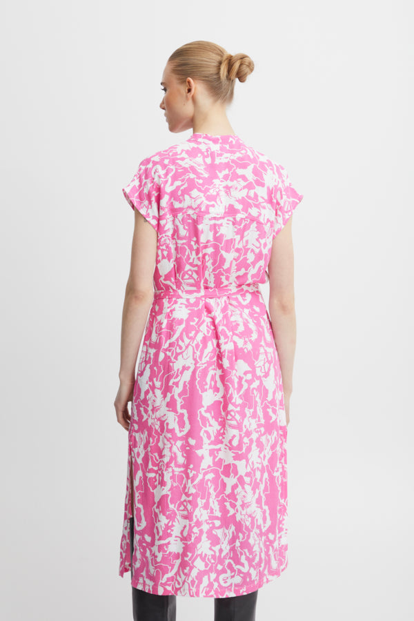 Gine Dress (Super Pink)