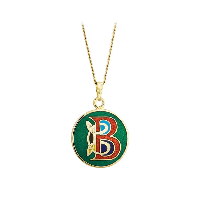 Gold Plated Initial Necklace ( All Initials )