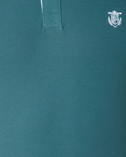 Green Polo Neck T-Shirt