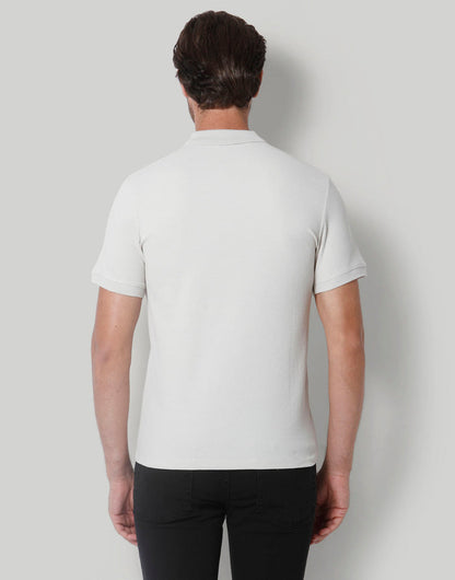 Grey Polo Neck T-Shirt