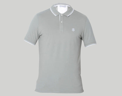 Grey Polo Neck T-Shirt