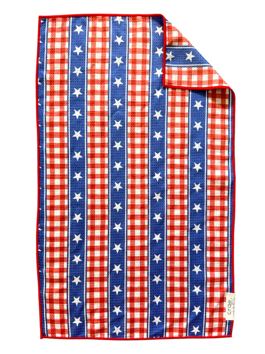 Heritage Stripe: Double-Sided Hand Towel