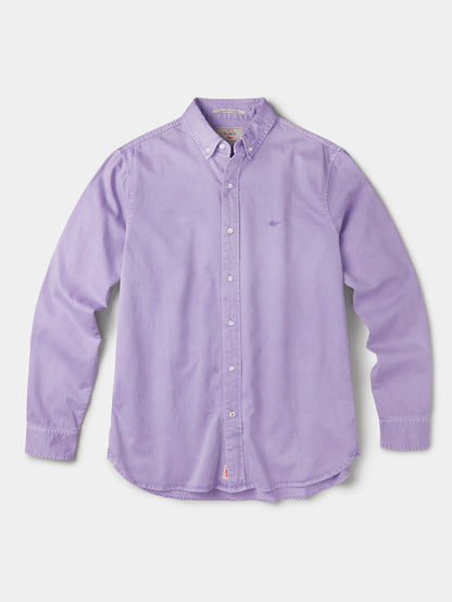 Aubin Lilac Hessle Button Down Shirt | Oxford Shirt