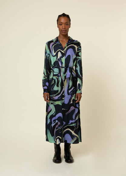 Hevi Shirt Dress (Navy)