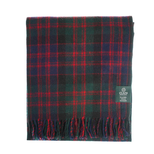 Highland Hearth – Recycled Wool Tartan Knee Blanket - MACDONALD