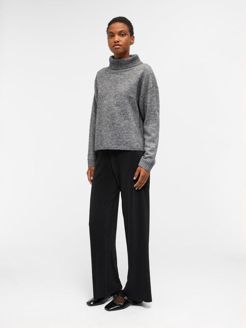 HILDA M/W PLISSE PANTS (BLACK)