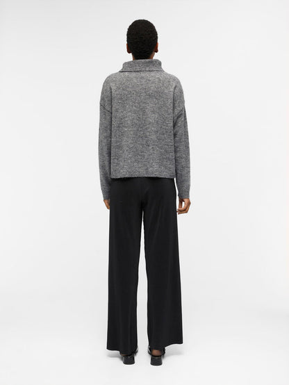 HILDA M/W PLISSE PANTS (BLACK)