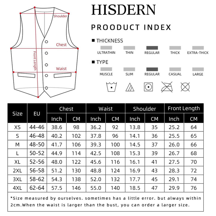 Formal Suit Vest - NAVY BLUE 1