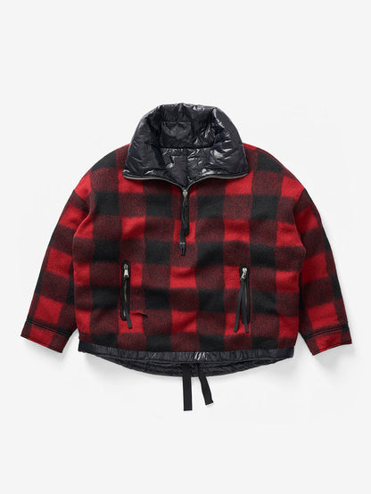 Holden Outerwear Reversible Wool Half Zip Jacket
