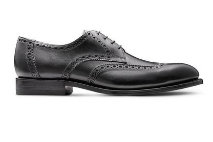 Moral Code Holden Wingtip Dress Shoe - #color_black-leather