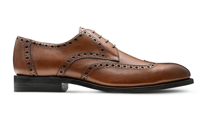Moral Code Holden Wingtip Dress Shoe - #color_cognac-leather