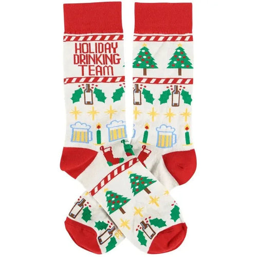Holiday Drinking Team Socks - Wichita Home Outlet