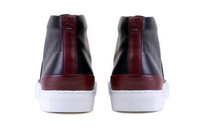 Moral Code Honeycrisp Women's Vegan High Top - #color_black-red