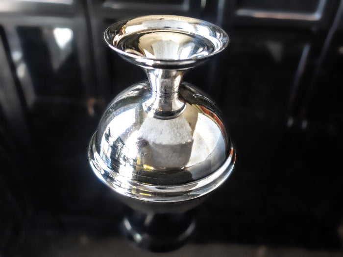 Hotel Silver Soldered Pedestal Bowl By Reed And Barton