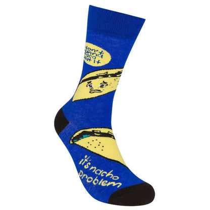 I Don’t Wanna Taco ‘Bout It Socks - Closeout | Funatic - Wichita Home Outlet