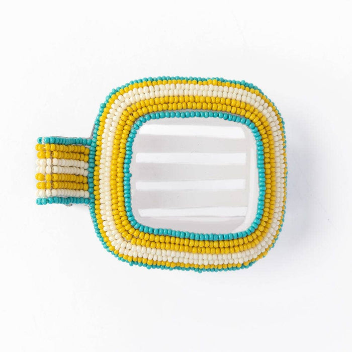 Ink+Alloy - Charlotte Stripe Flat Hair Clip Turquoise