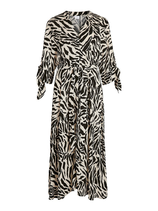 Iomir Midi Dress (Birch/Black)