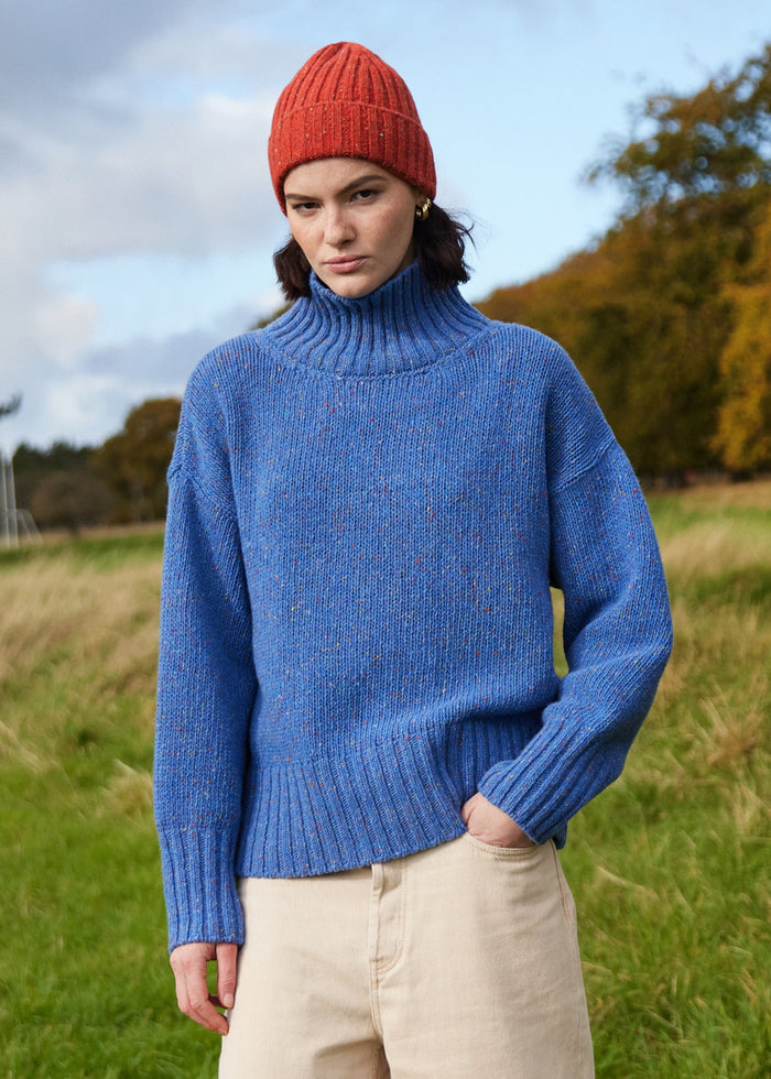IrelandsEye Polo Neck Sweater | Marina
