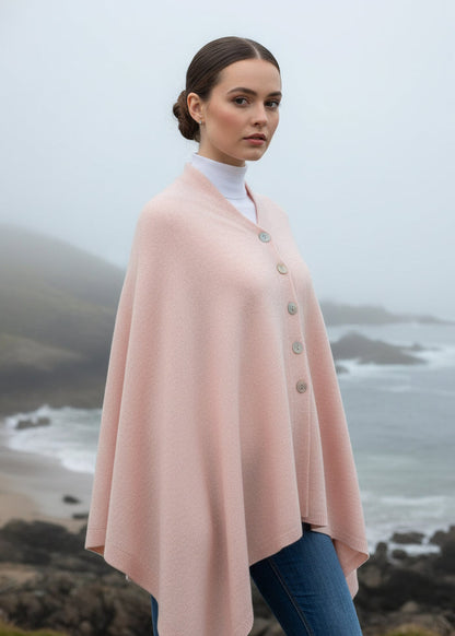 Lambswool Shawl | Pink