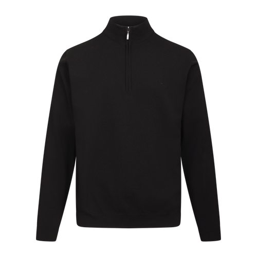 Urban Pioneers Male Jake Half-Zip SWEATER BLACK