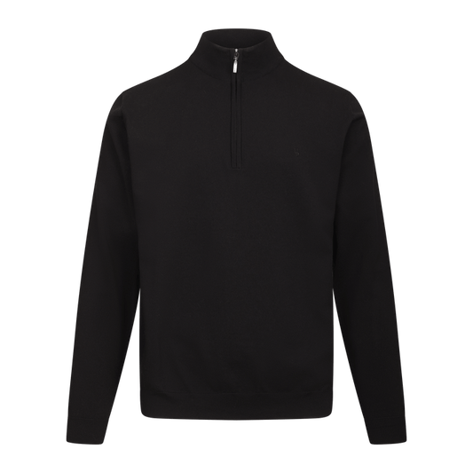 Urban Pioneers Male Jake Half-Zip SWEATER BLACK