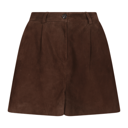 Urban Pioneers Female Jayla Suede Shorts SHORTS CHOCOLATE BROWN
