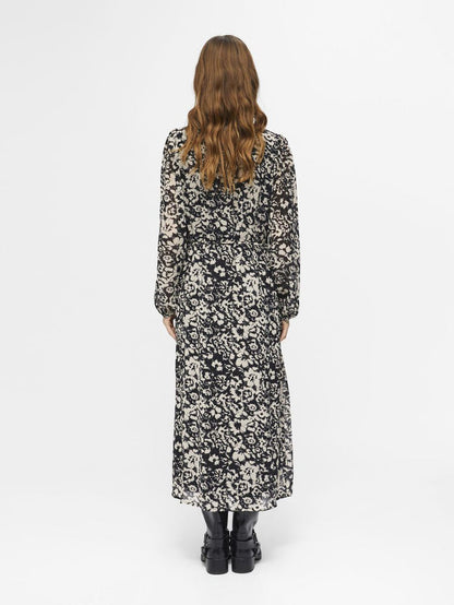JILL ZIP NECK MAXI DRESS (SANDSHELL/BLACK)