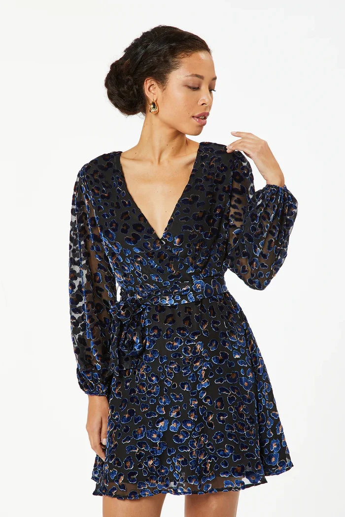 Jim Velvet Dress (Navy)