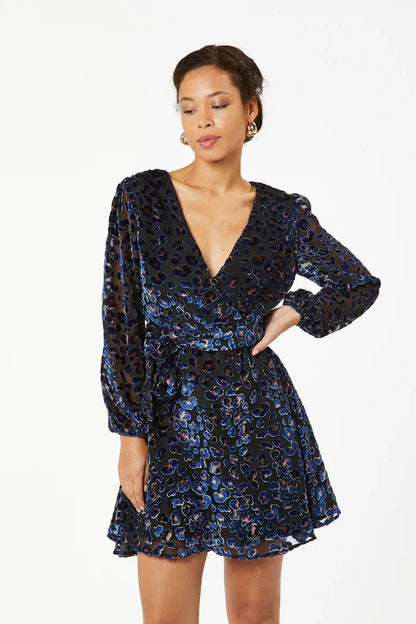 Jim Velvet Dress (Navy)