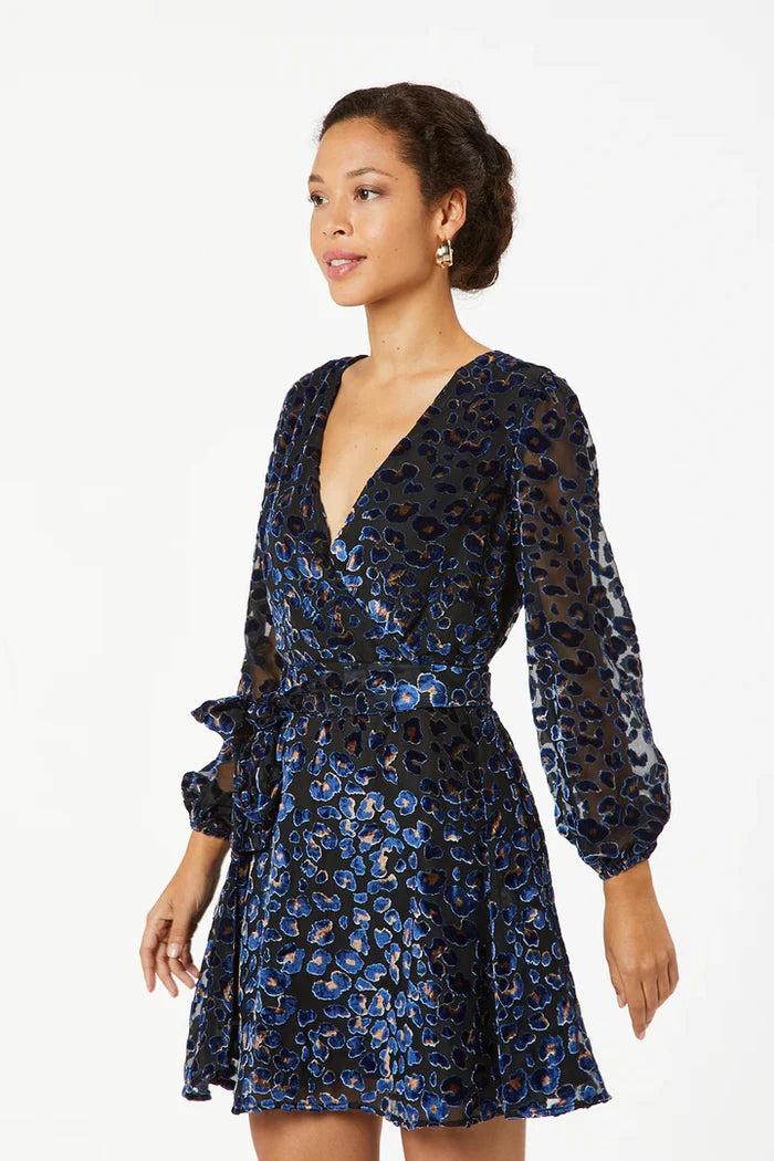 Jim Velvet Dress (Navy)